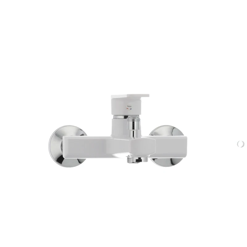 Змішувач для ванни Plamix Oscar-009 White (без шланга і лійки) (PM0025)