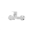 Смеситель для ванны Plamix Oscar-009 White (без шланга и лейки) (PM0025)
