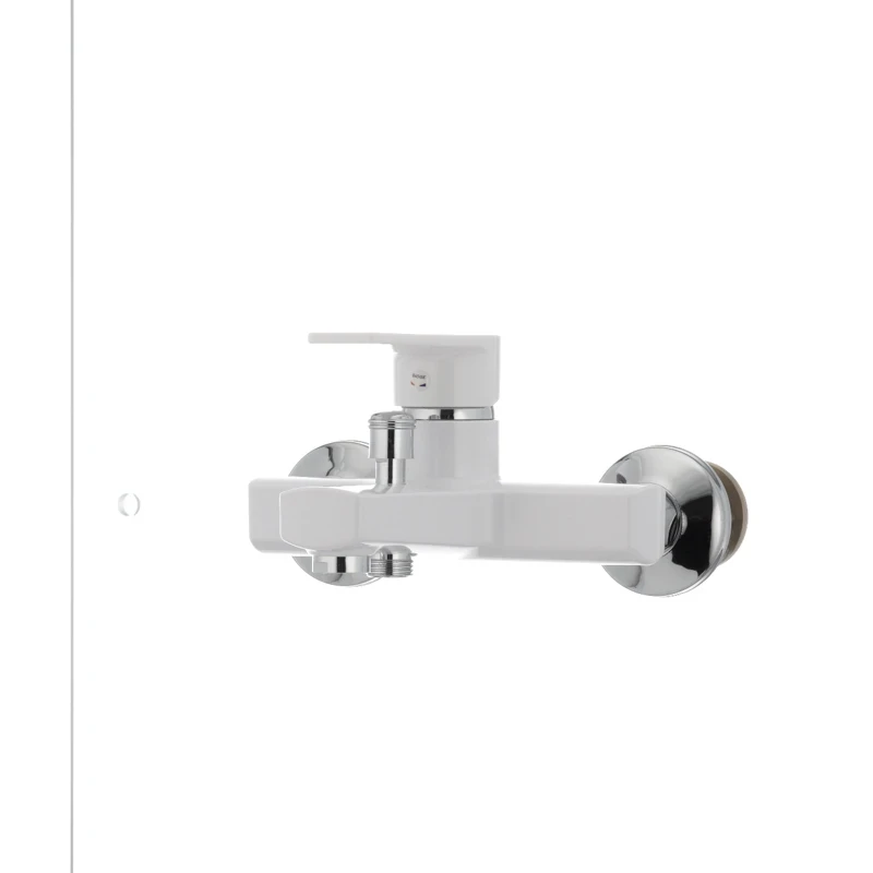 Змішувач для ванни Plamix Oscar-009 White (без шланга і лійки) (PM0025)
