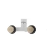Смеситель для ванны Plamix Oscar-009 White (без шланга и лейки) (PM0025)