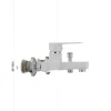 Смеситель для ванны Plamix Oscar-009 White (без шланга и лейки) (PM0025)