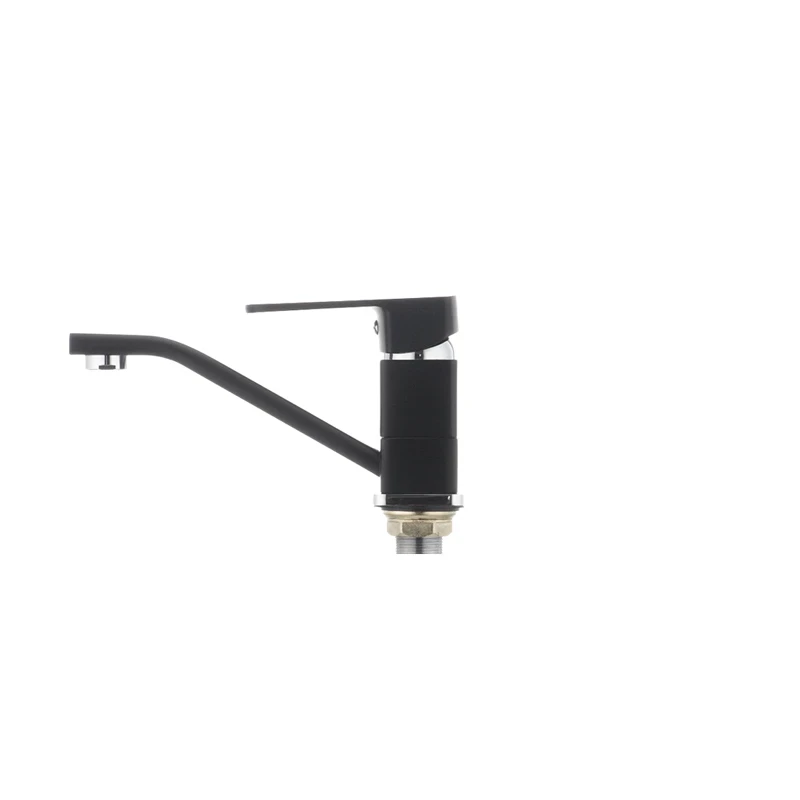 Змішувач для умивальника Mixxus Missouri 555 (вилив 15 см) чорний (MI0599)