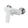 Смеситель для душевой кабины Plamix Lucas-003 SET White со шлангом, лейкой и кронштейном (PM0711)