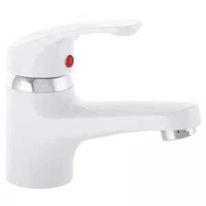 Смеситель для умывальника Plamix Afina-001 White (без подвода) (PM0684)