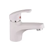 Смеситель для умывальника Plamix Fidel-001 SET White (с подводом) (PM0659)