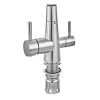Смеситель для кухни Mixxus SUS-021 REFL.BLACK с сил. изливом с нерж.ст.SUS304 с вых. для пит. воды (MI6213)
