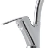Смеситель для кухни Haiba Magic 777 с черной ручкой (HB0660)