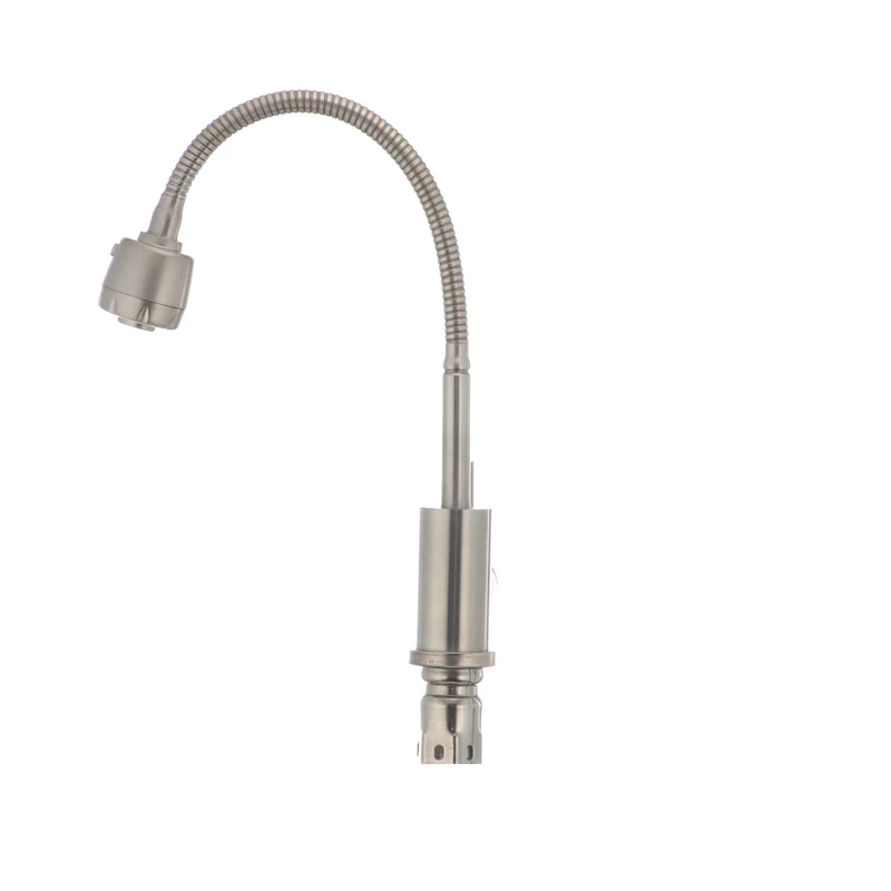 Смеш. для кухни Mixxus SUS-011 Reflector с рефлект.выливом из нерж. стали SUS304 (SS2797)