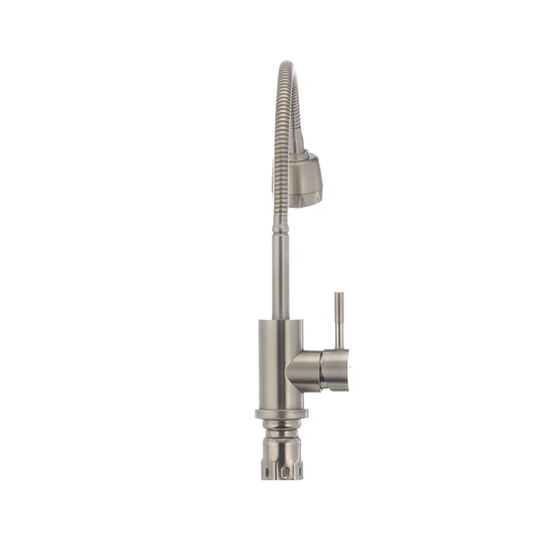 Смеш. для кухни Mixxus SUS-011 Reflector с рефлект.выливом из нерж. стали SUS304 (SS2797)