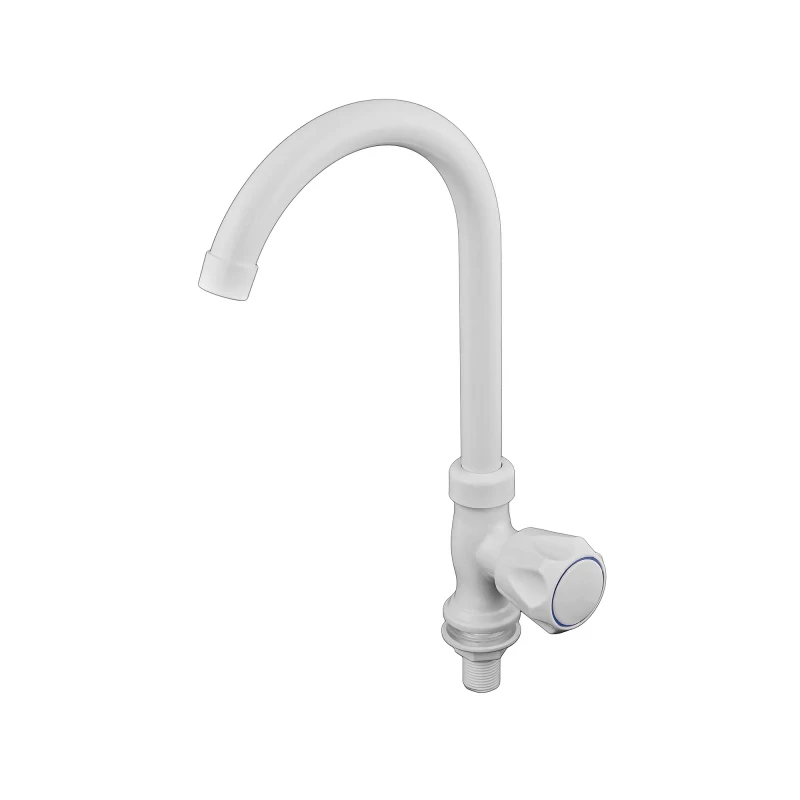 Кран для холодной воды Plamix Mono-005 White (PM0675)