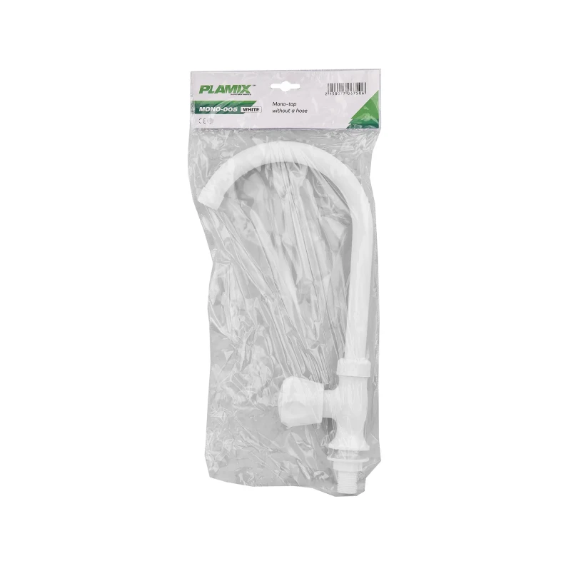 Кран для холодной воды Plamix Mono-005 White (PM0675)