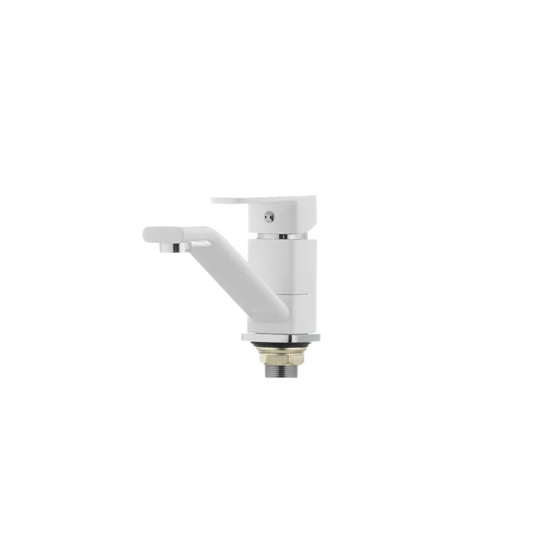 Змішувач для умивальника Mixxus Missouri 555 (вилив 15 см) білий (MI0593)