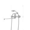 Смеситель для ванны Haiba Mega 140 (HB0915)