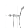 Смеситель для душа Ibergrif Roma M12050 (IB0046)