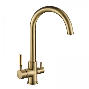 Кухонный смеситель на две воды Mixxus Premium Mafin 021 (Bronze) (MI5932)