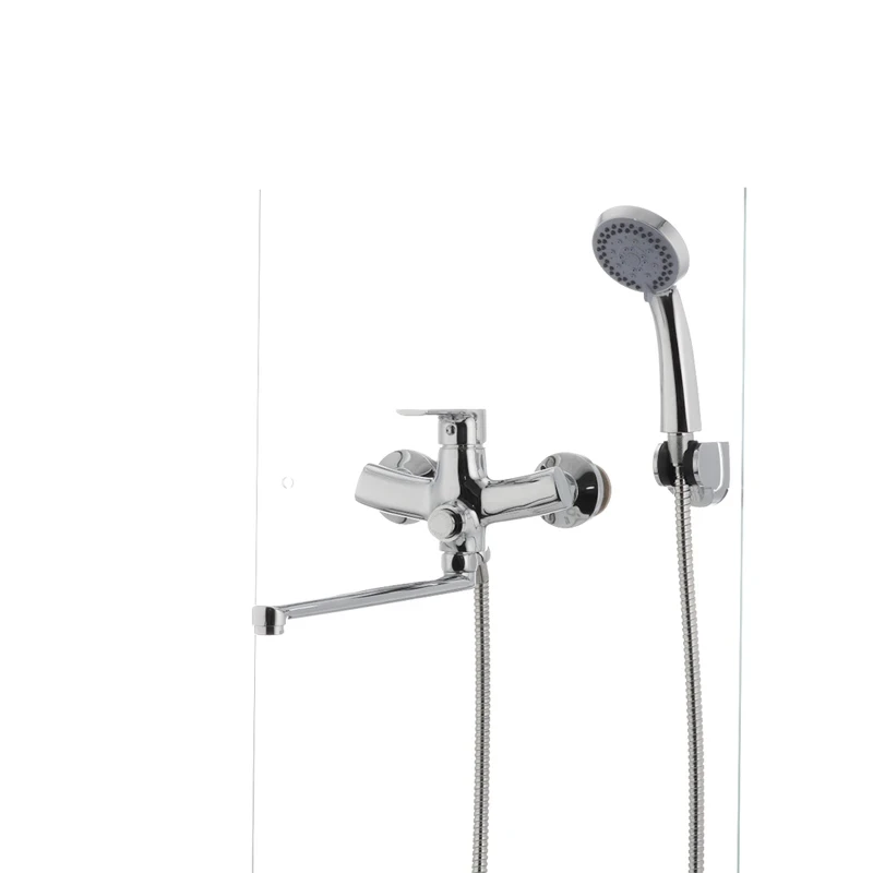 Змішувач для ванни Mixxus Premium PUSH Chr-006 (перекл. кнопкою) (MI1665)