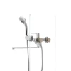 Смеситель для ванны Mixxus Premium PUSH Chr-006 (перекл. кнопкой) (MI1665)