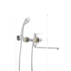 Смеситель для ванны Mixxus Premium PUSH Chr-006 (перекл. кнопкой) (MI1665)