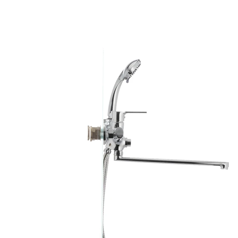 Змішувач для ванни Mixxus Premium PUSH Chr-006 (перекл. кнопкою) (MI1665)