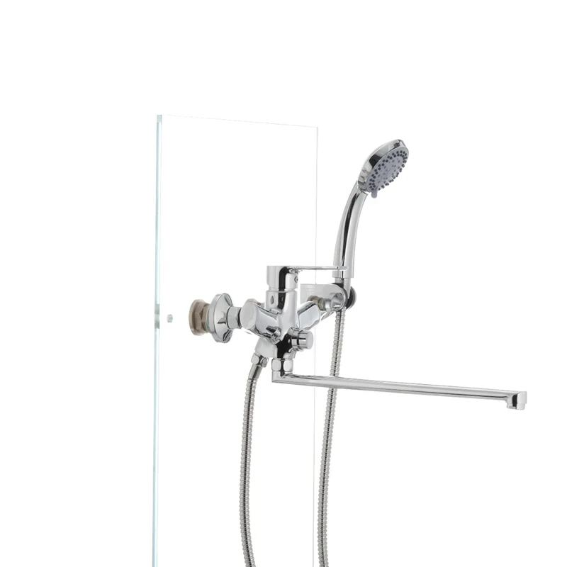 Змішувач для ванни Mixxus Premium PUSH Chr-006 (перекл. кнопкою) (MI1665)