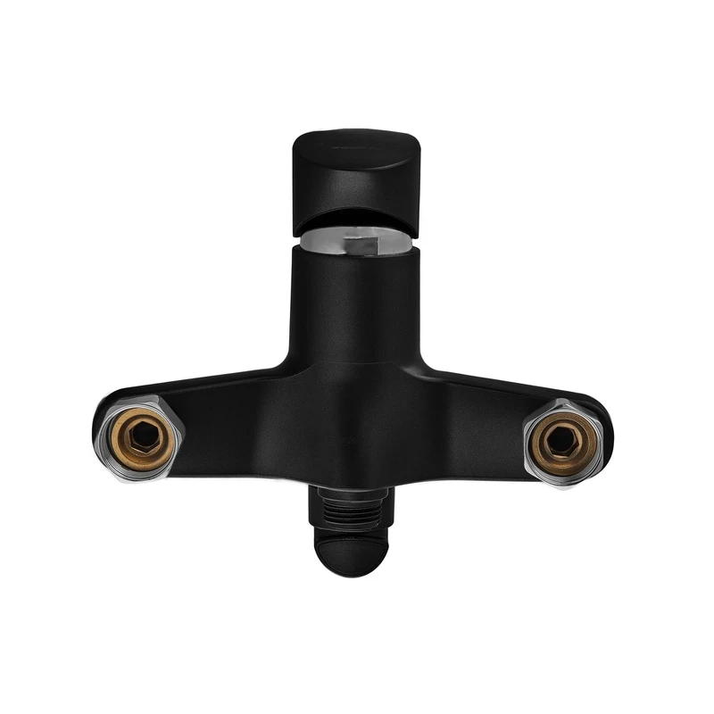 Смеситель для ванны Plamix CEZAR-006 EURO SET Matte black, со шлангом, лейкой и кронштейном (PM0690)