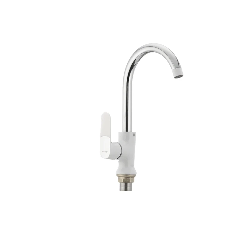 Кухонний змішувач білий Mixxus Premium Tiger 014 (MI0573)