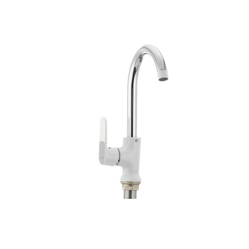 Кухонний змішувач білий Mixxus Premium Tiger 014 (MI0573)