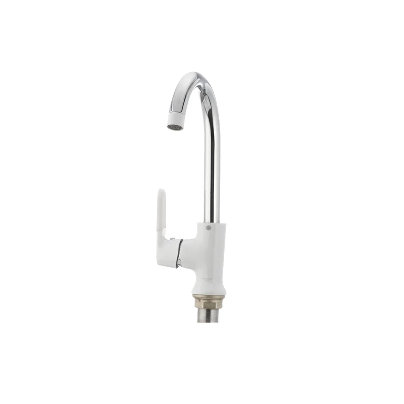 Кухонний змішувач білий Mixxus Premium Tiger 014 (MI0573)