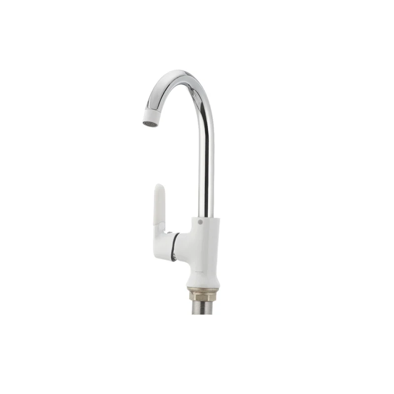 Кухонний змішувач білий Mixxus Premium Tiger 014 (MI0573)