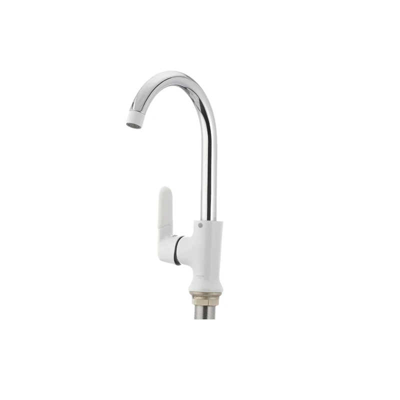 Кухонний змішувач білий Mixxus Premium Tiger 014 (MI0573)