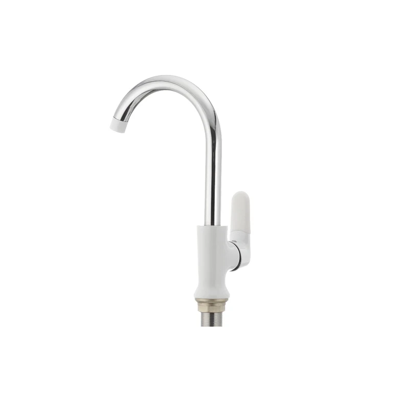 Кухонний змішувач білий Mixxus Premium Tiger 014 (MI0573)