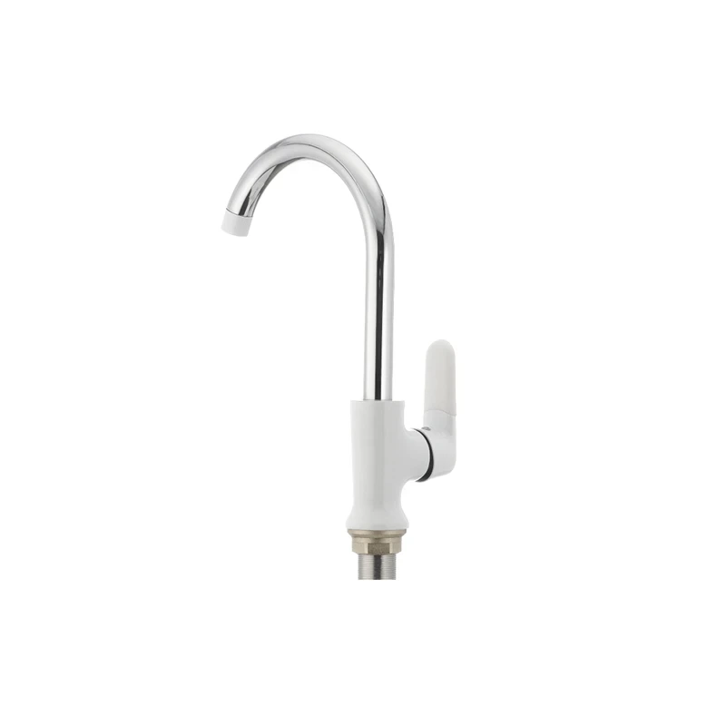 Кухонний змішувач білий Mixxus Premium Tiger 014 (MI0573)