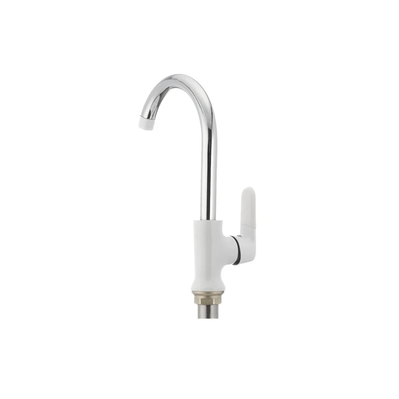 Кухонний змішувач білий Mixxus Premium Tiger 014 (MI0573)