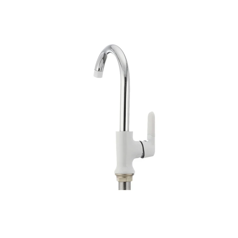 Кухонний змішувач білий Mixxus Premium Tiger 014 (MI0573)
