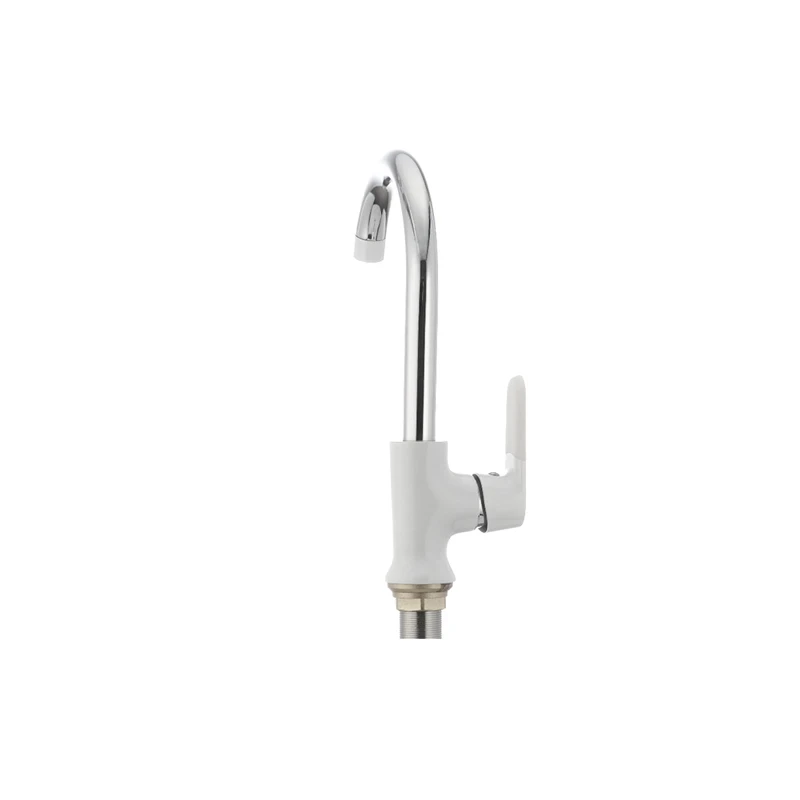 Кухонний змішувач білий Mixxus Premium Tiger 014 (MI0573)