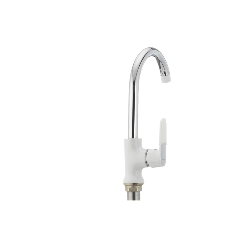Кухонний змішувач білий Mixxus Premium Tiger 014 (MI0573)