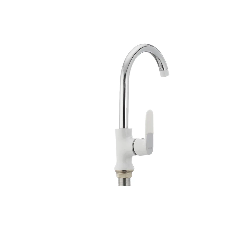 Кухонний змішувач білий Mixxus Premium Tiger 014 (MI0573)