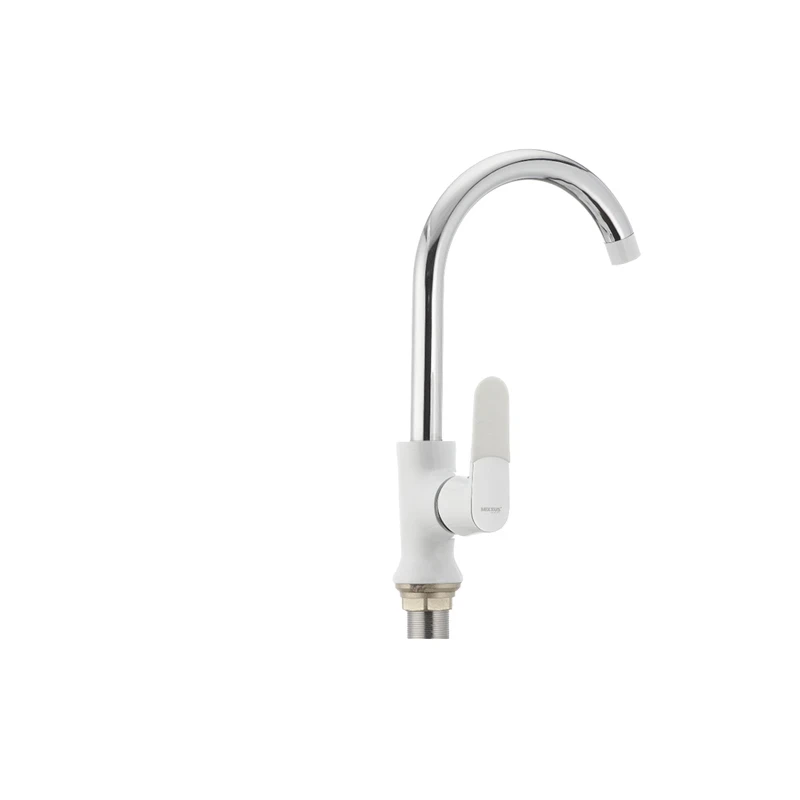 Кухонний змішувач білий Mixxus Premium Tiger 014 (MI0573)