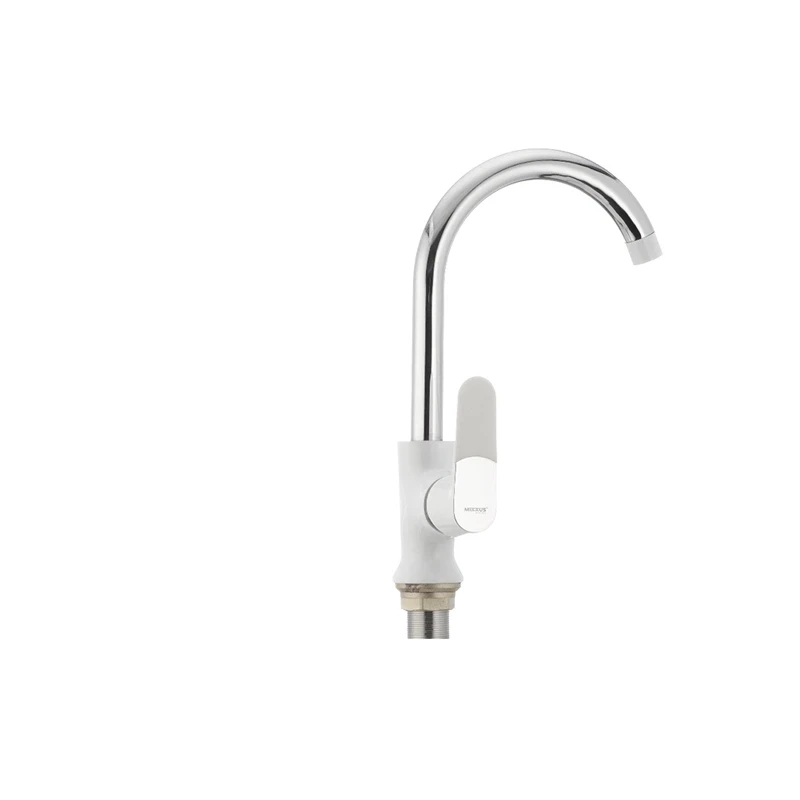 Кухонний змішувач білий Mixxus Premium Tiger 014 (MI0573)