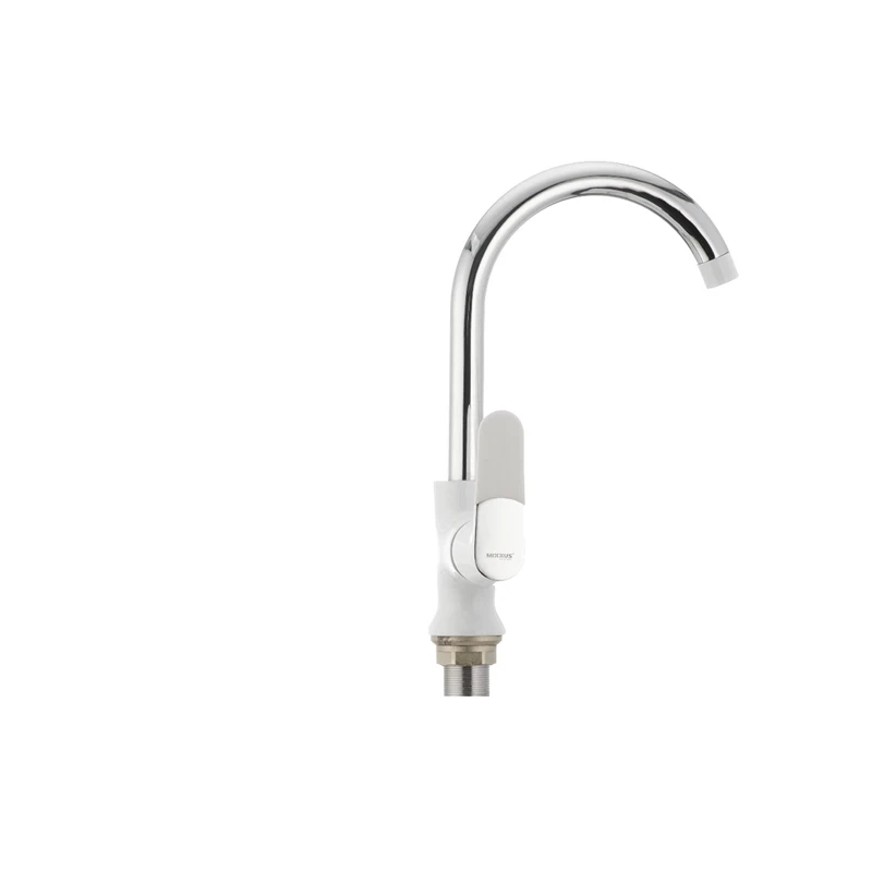 Кухонний змішувач білий Mixxus Premium Tiger 014 (MI0573)