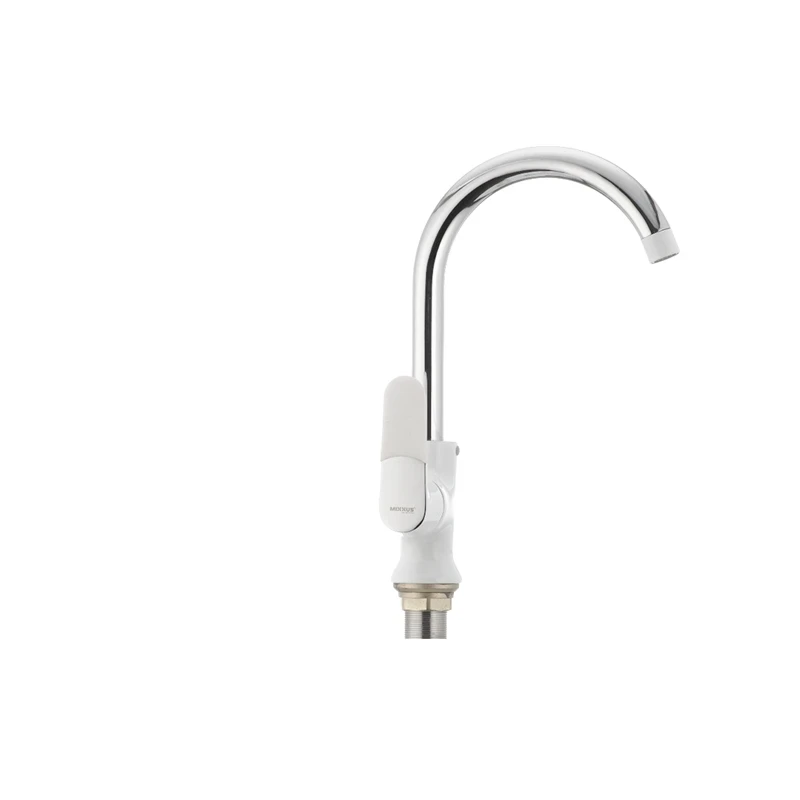 Кухонний змішувач білий Mixxus Premium Tiger 014 (MI0573)