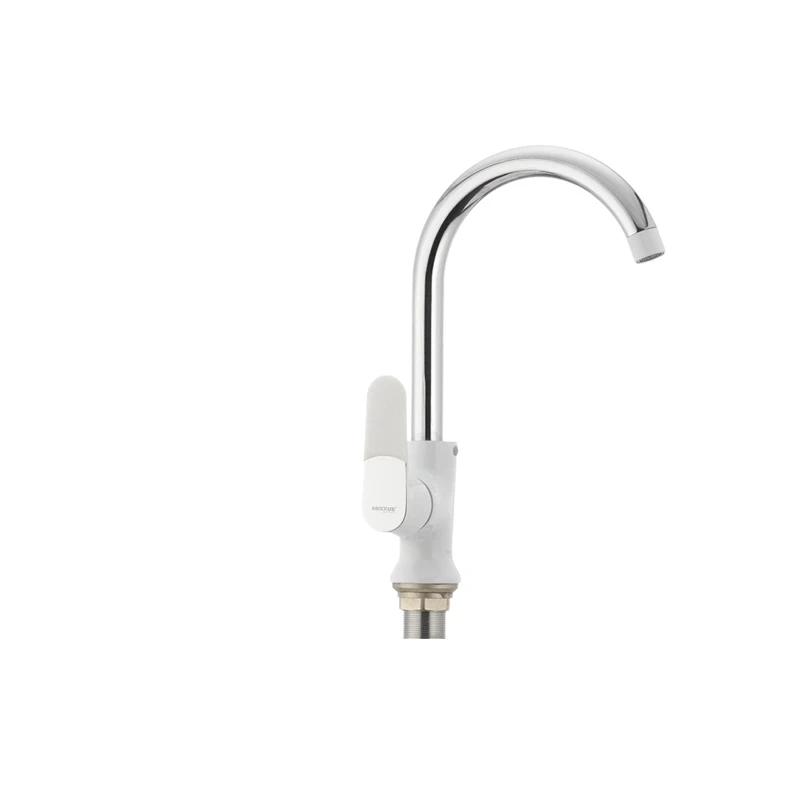 Кухонний змішувач білий Mixxus Premium Tiger 014 (MI0573)