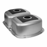 Кухонна мийка з нержавіючої сталі Platinum САТИН 7749D (0,8/180 мм)