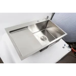 CM 78*50 R Мийка нержавійка Platinum Handmade (круглий сифон 3.0/0.8)