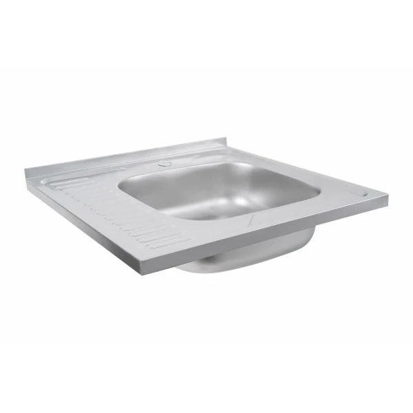 Кухонна мийка з нержавіючої сталі Platinum САТИН 6060 R (0,7/160 мм)