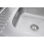 Кухонна мийка з нержавіючої сталі Platinum САТИН 6060 R (0,7/160 мм)