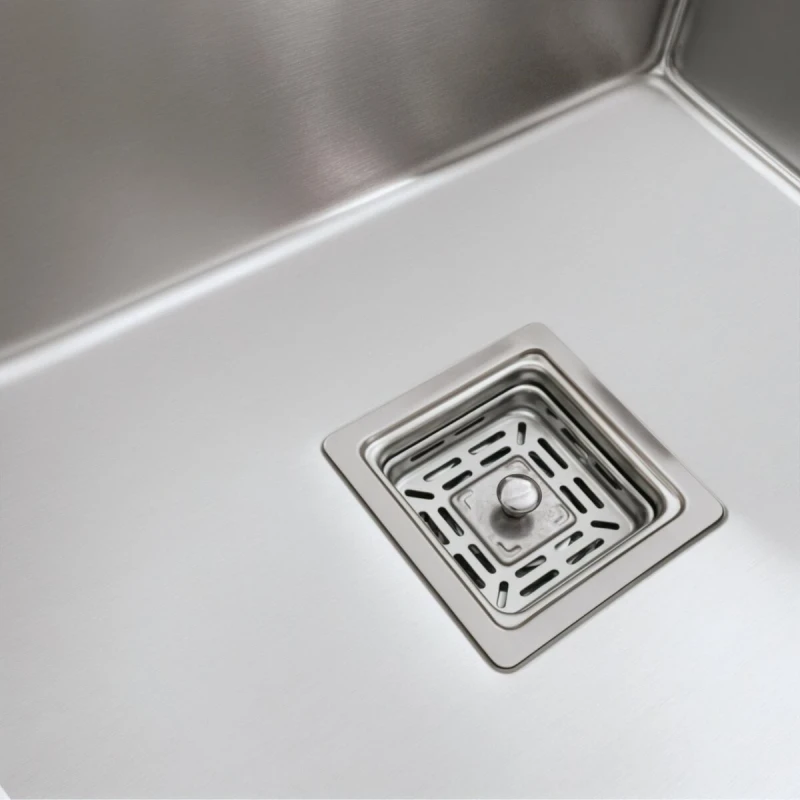 Кухонна мийка Platinum Handmade 78*43 L (квадратний сифон,3.0/1.0)