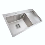 78*43 L Мийка нержавійка Platinum Handmade (квадратний сифон,3.0/1.0)
