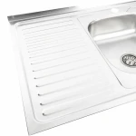 Кухонна мийка з нержавіючої сталі Platinum САТИН 8060 R (0,7/160 мм)