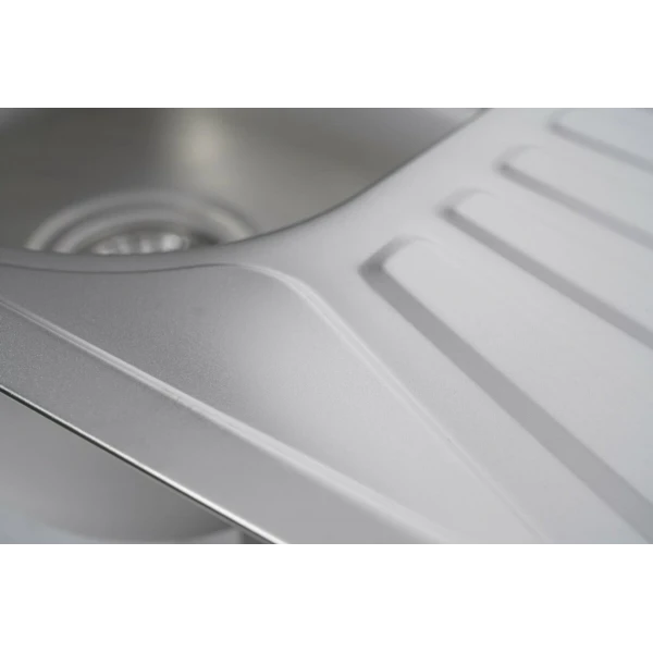 Кухонна мийка з нержавіючої сталі прямокутна Platinum САТИН 7848 (0,8/180 мм)